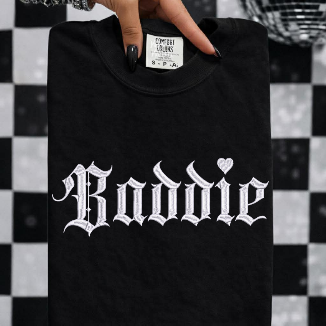 Baddie Embroidered Tshirt