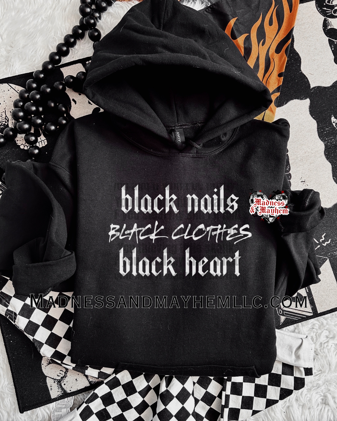 Black Nails Hoodie
