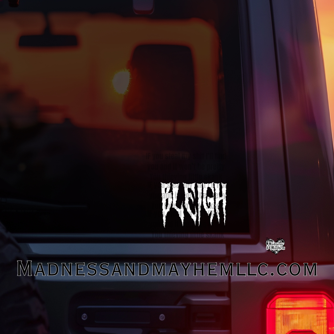 Bleigh Decal
