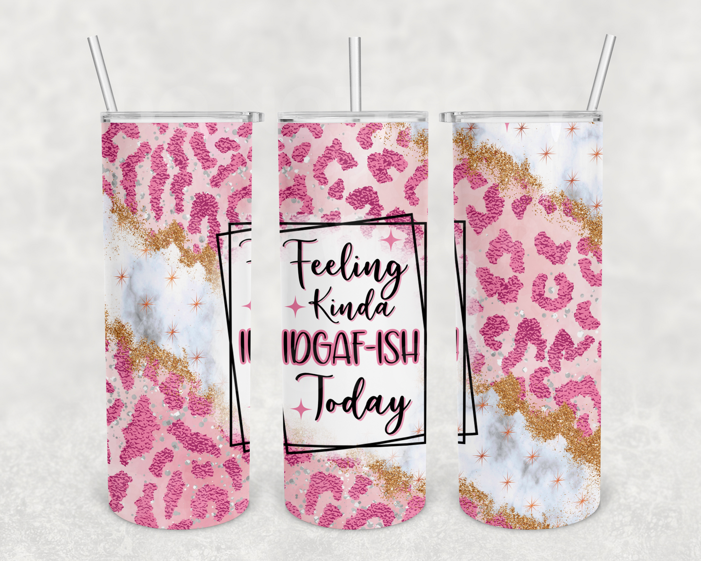 Idgaf-ish 20 oz tumbler (finished product)