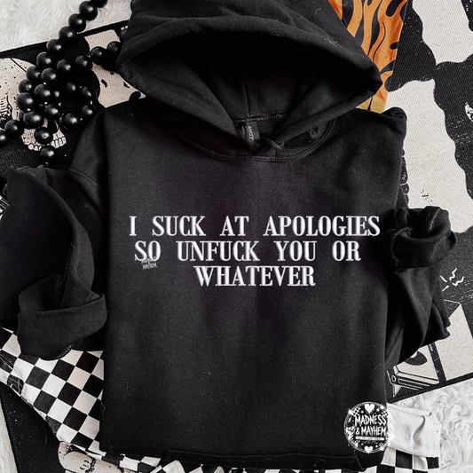 Unfuck you embroidered Hoodie
