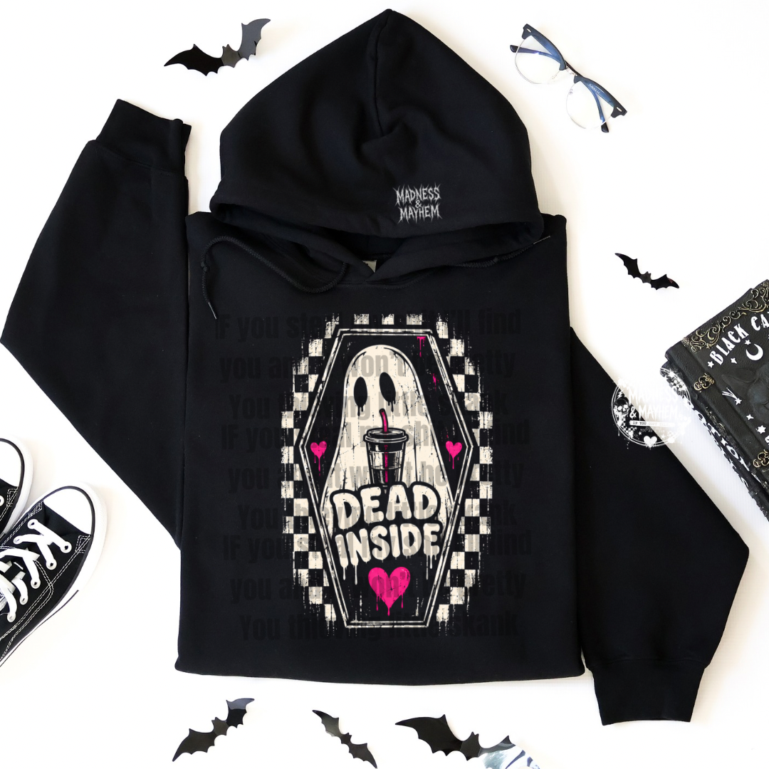 Dead inside ghost hoodie