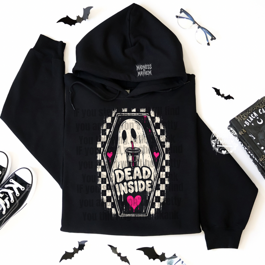 Dead inside ghost hoodie