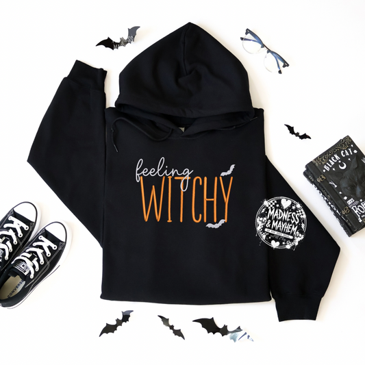 Feeling witchy Embroidered Hoodie