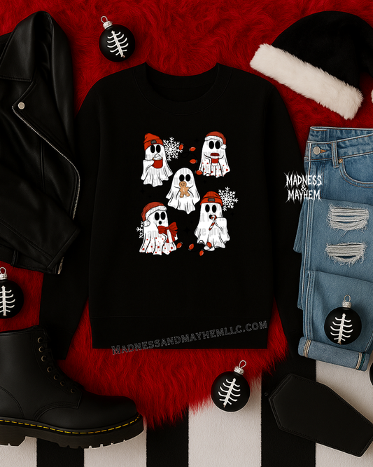 Christmas ghost squad sweatshirt
