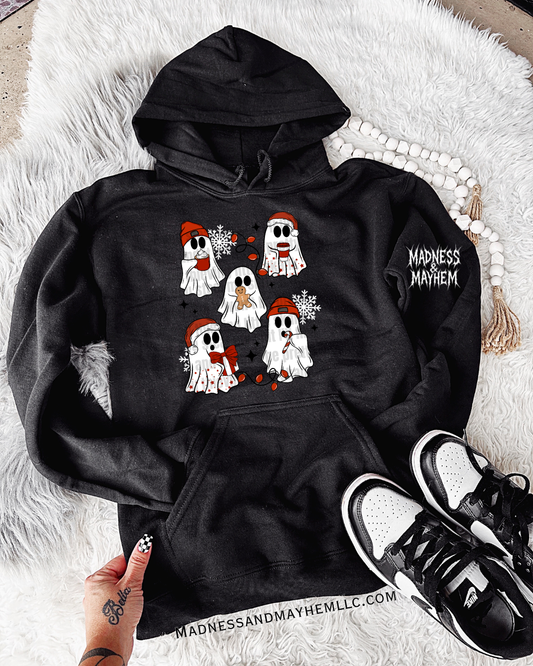 Christmas ghost squad hoodie