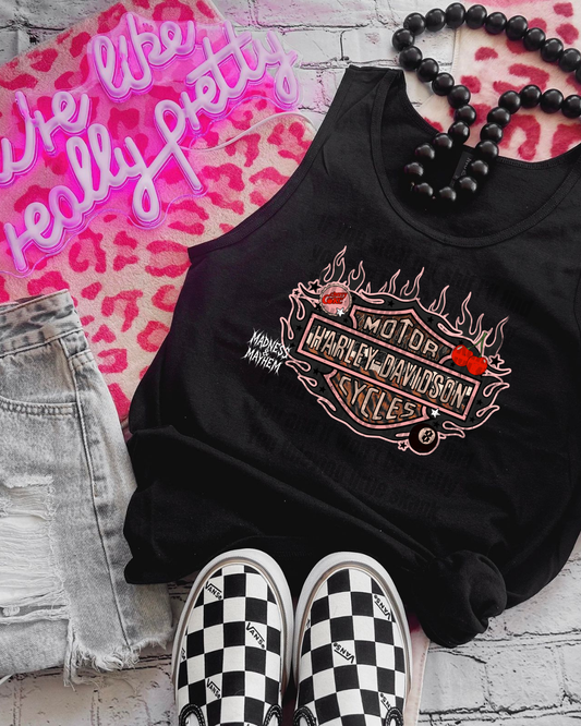 Harley Cherry unisex tank