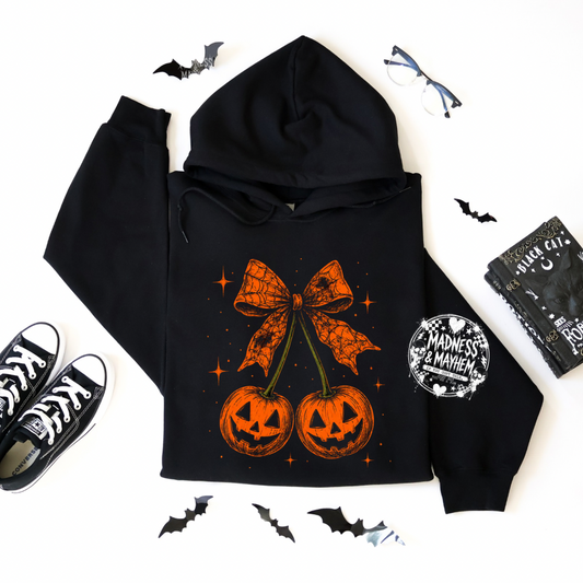 Bow pumpkins hoodie