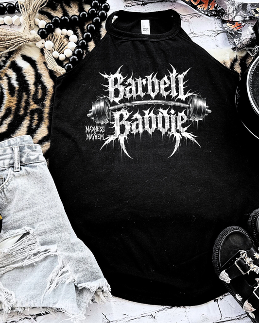 barbell baddie rockstar tank