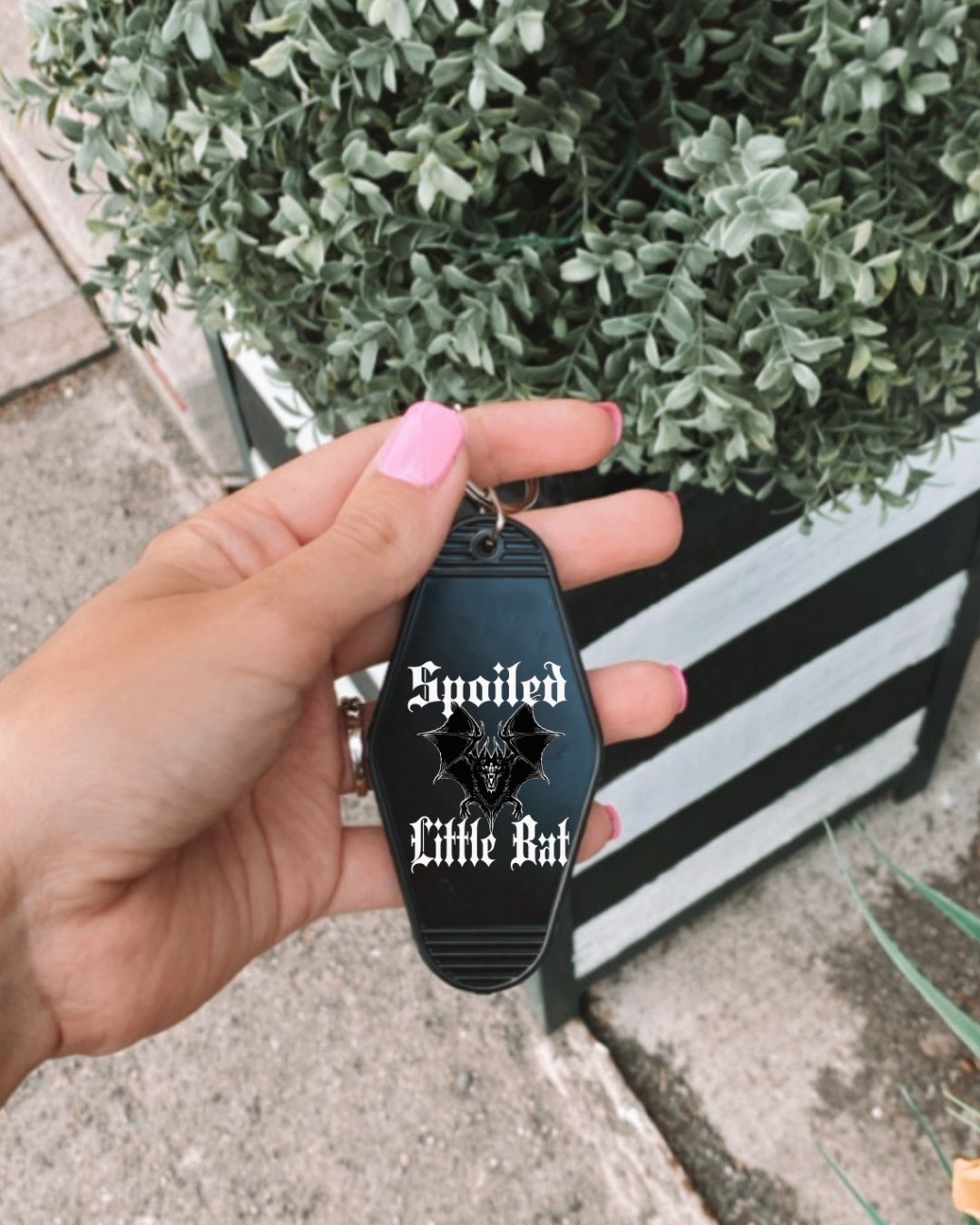 spoiled little bat Hotel Keychain