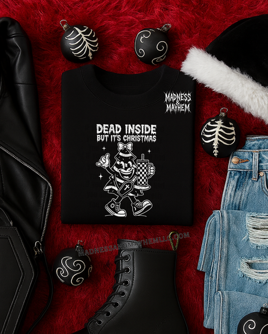 dead inside christmas tshirt