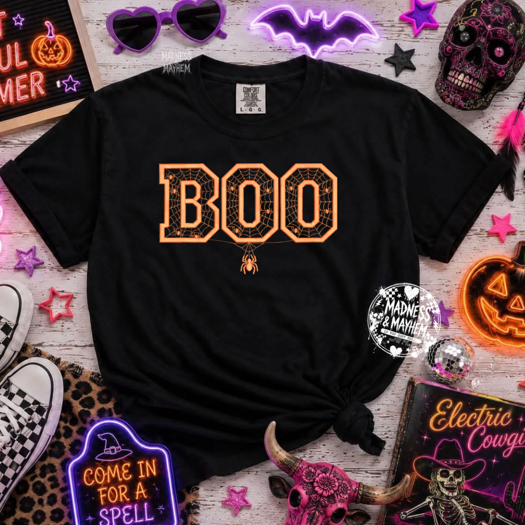 Boo embroidered tshirt