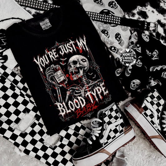 My blood type tshirt