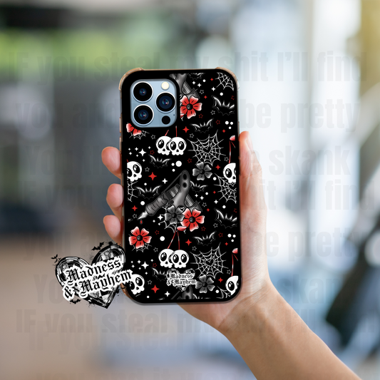 Spooky Tattoo iPhone Case