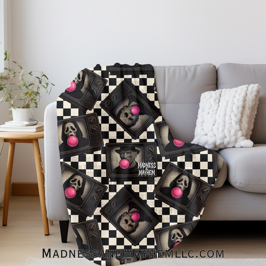Spooky bubblegum blanket