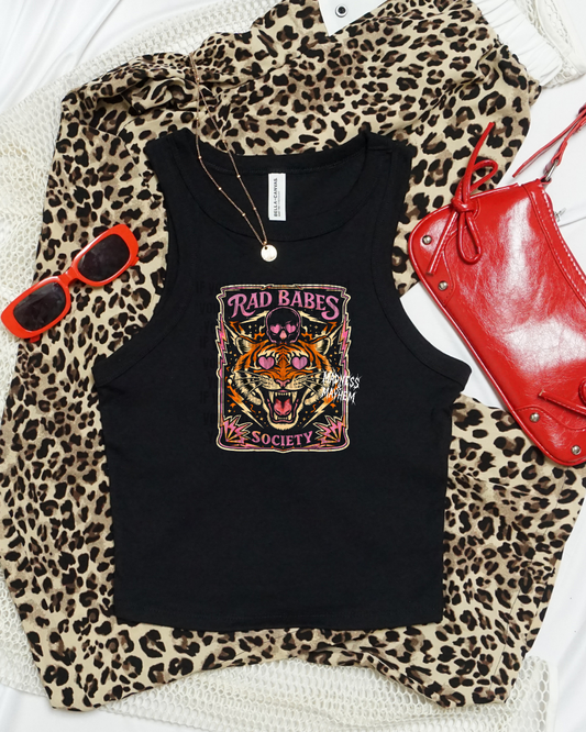 rad babes cropped tank