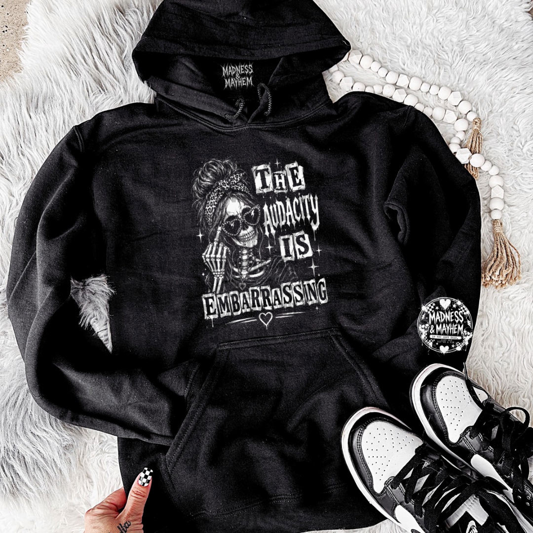 Audacity is embarrassing hoodie