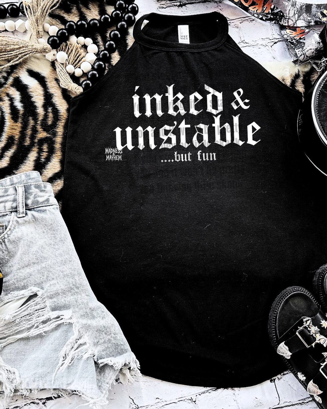 inked & unstable rockstar tank