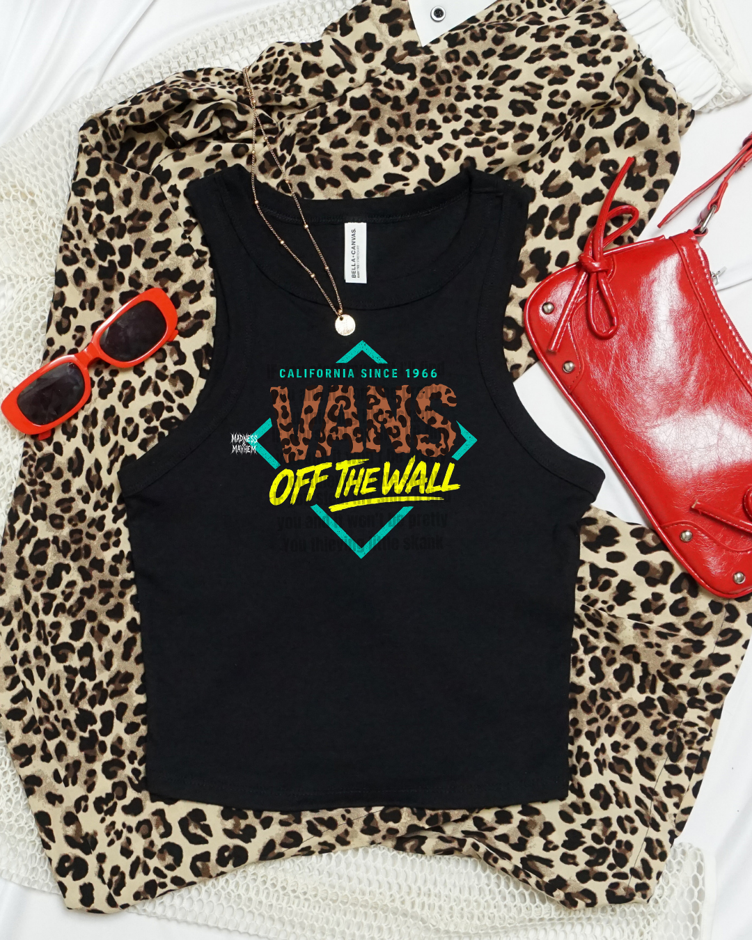 vans cropped tank