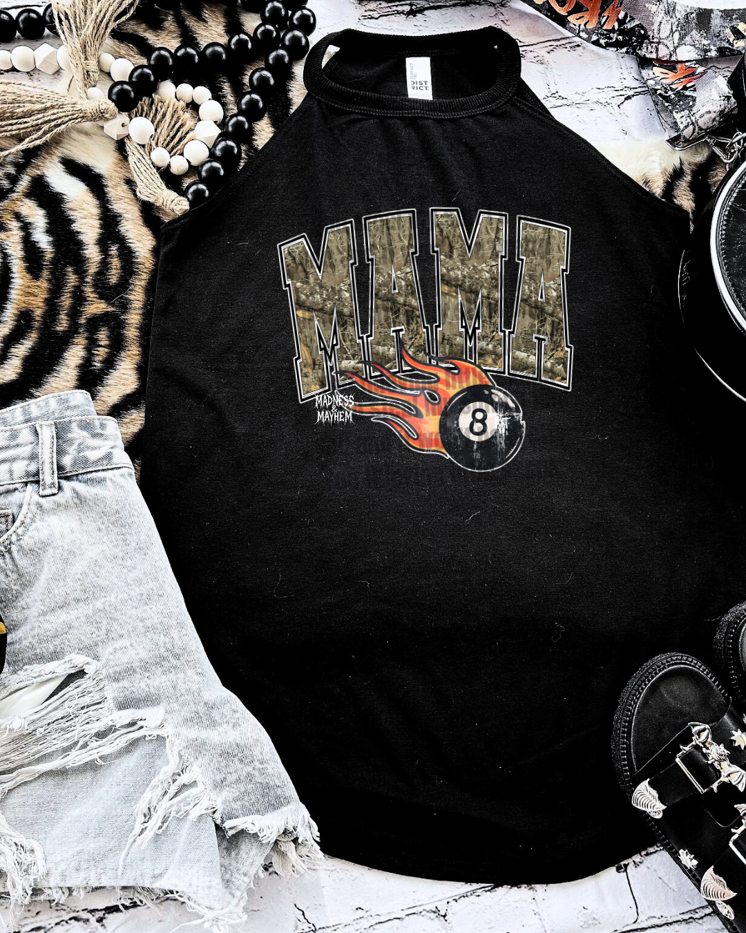 camo mama rockstar tank