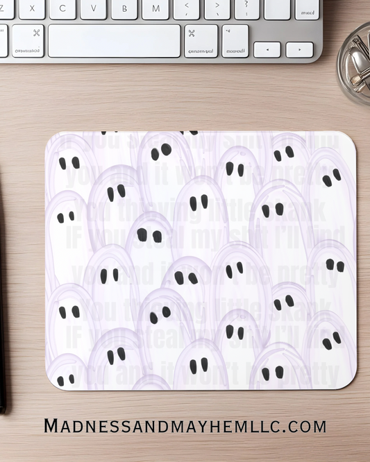 Painted ghost Mouse Pad