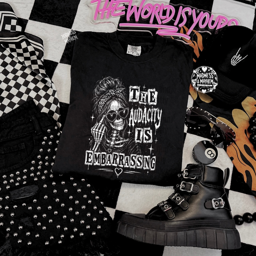 Audacity is embarrassing shirt