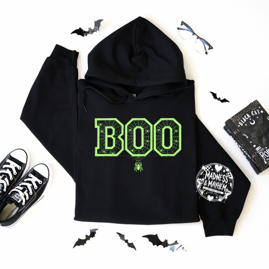 Boo Embroidered Hoodie