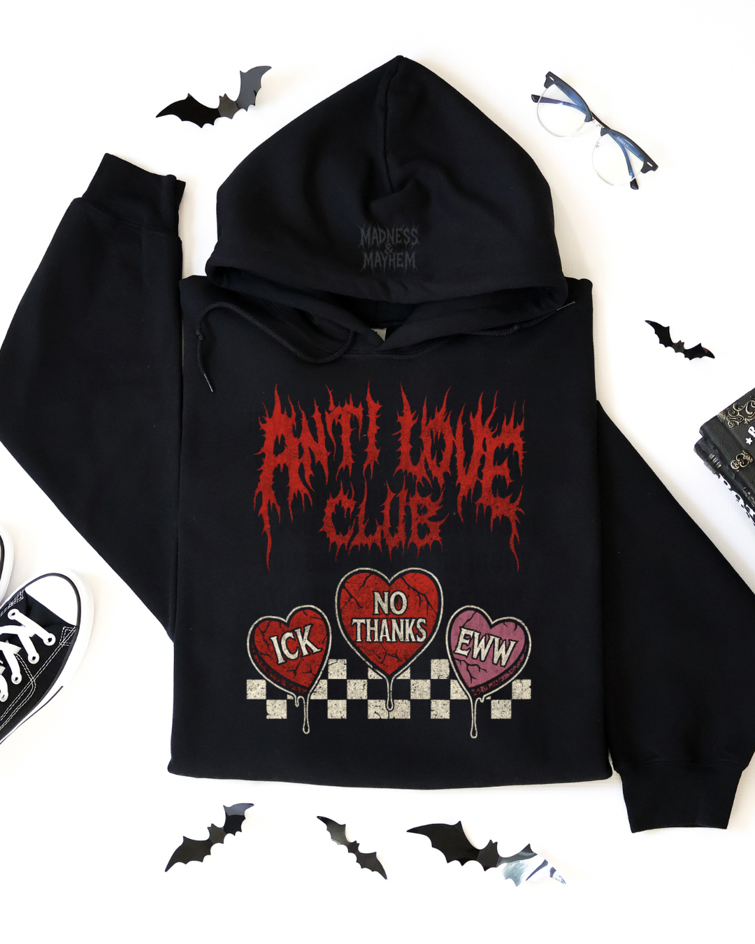 Anti love club hoodie