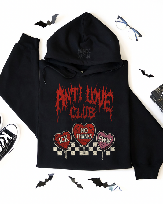 Anti love club hoodie