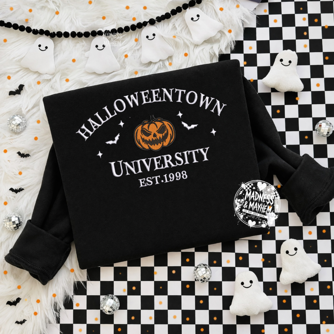 Halloweentown embroidered sweatshirt