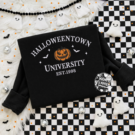 Halloweentown embroidered sweatshirt