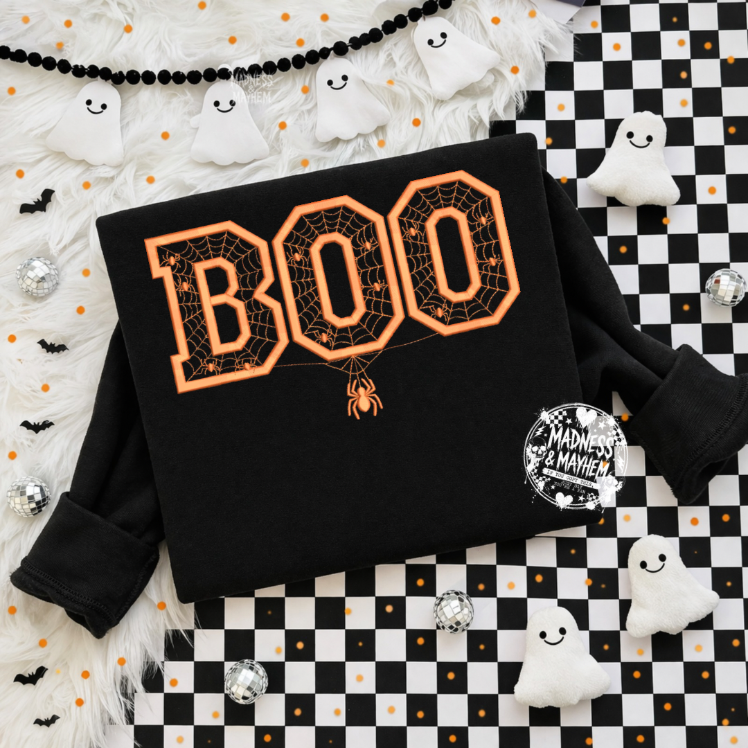 Boo embroidered sweatshirt