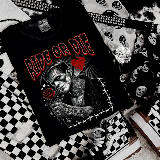 Ride or die Frankenstein shirt