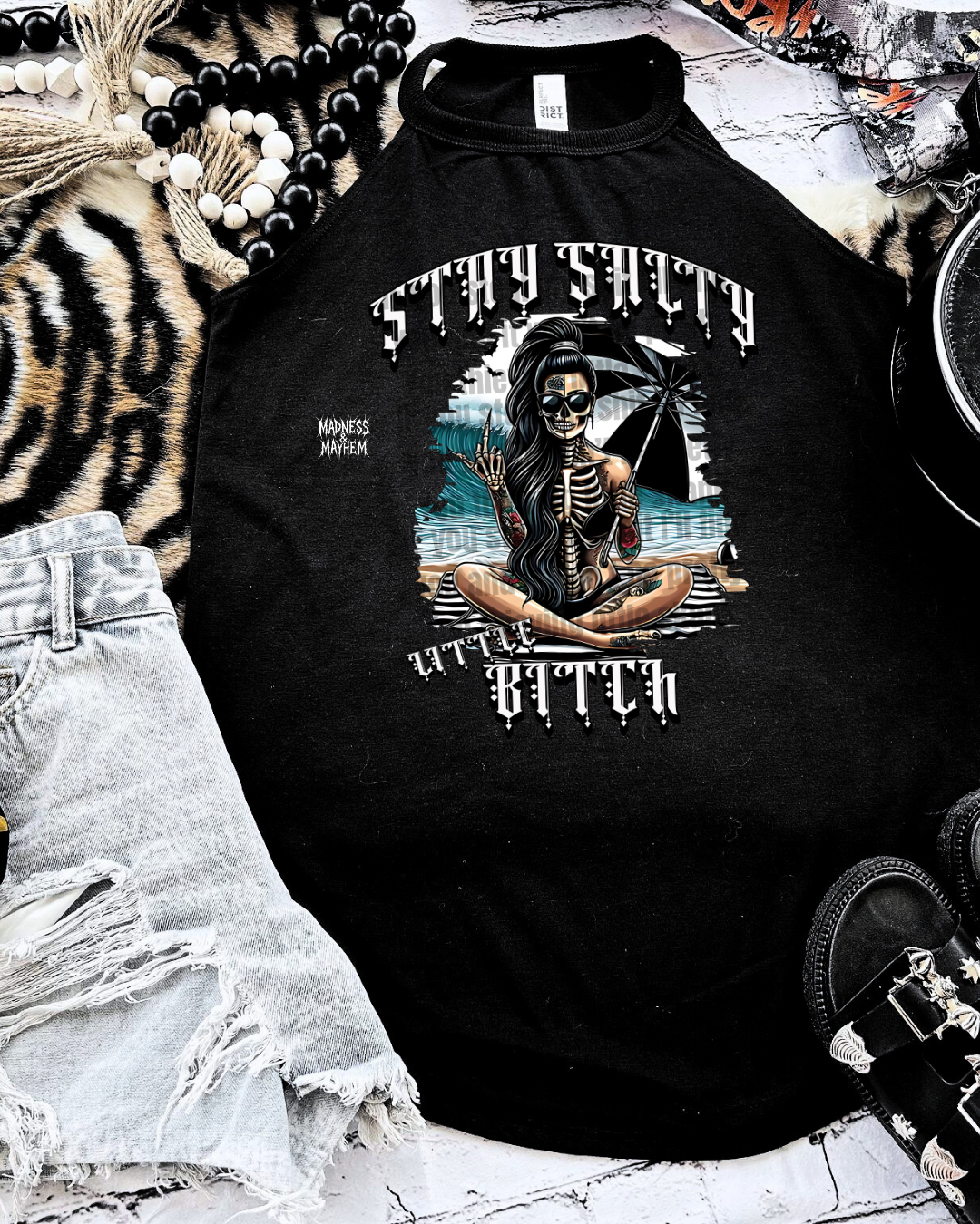 salty bitch rockstar tank