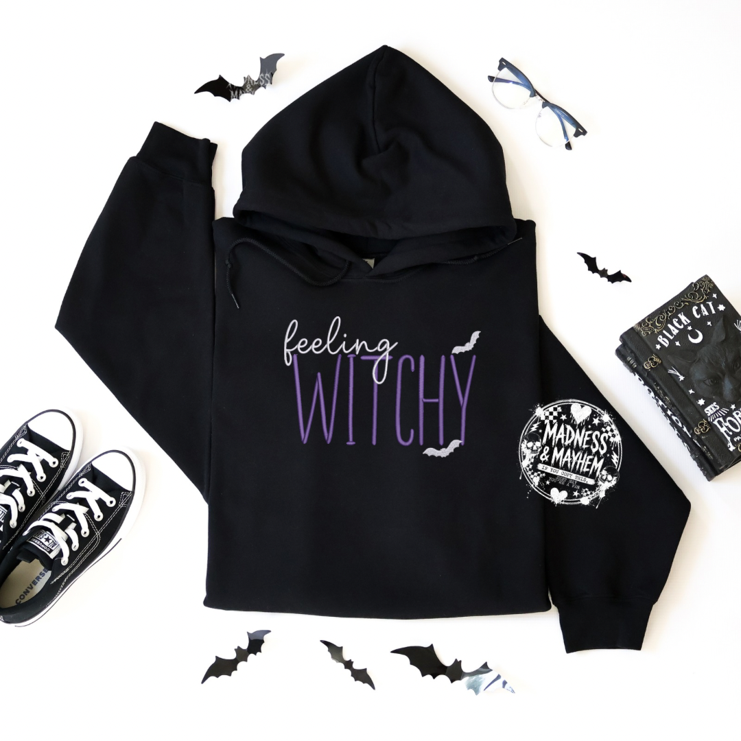 Feeling witchy Embroidered Hoodie