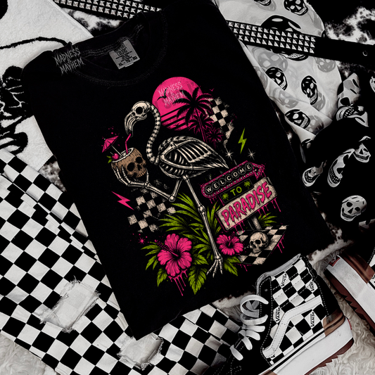 welcome to paradise tshirt