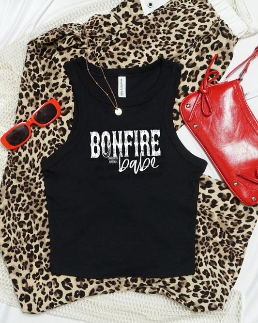 bonfire babe cropped tank