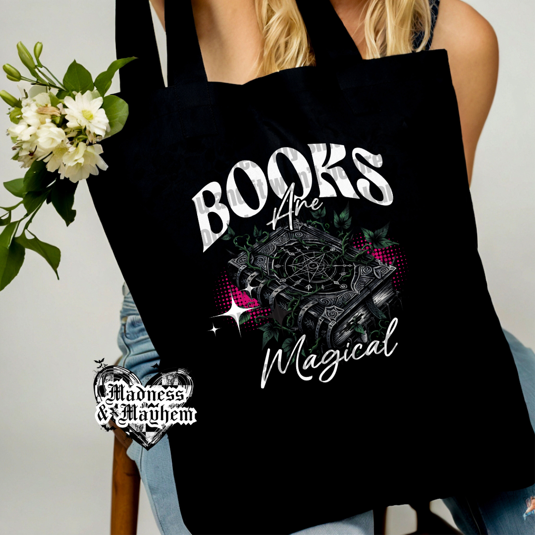 Books are magical Tote Bag