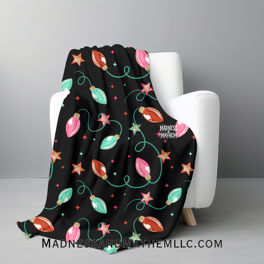 christmas lights blanket