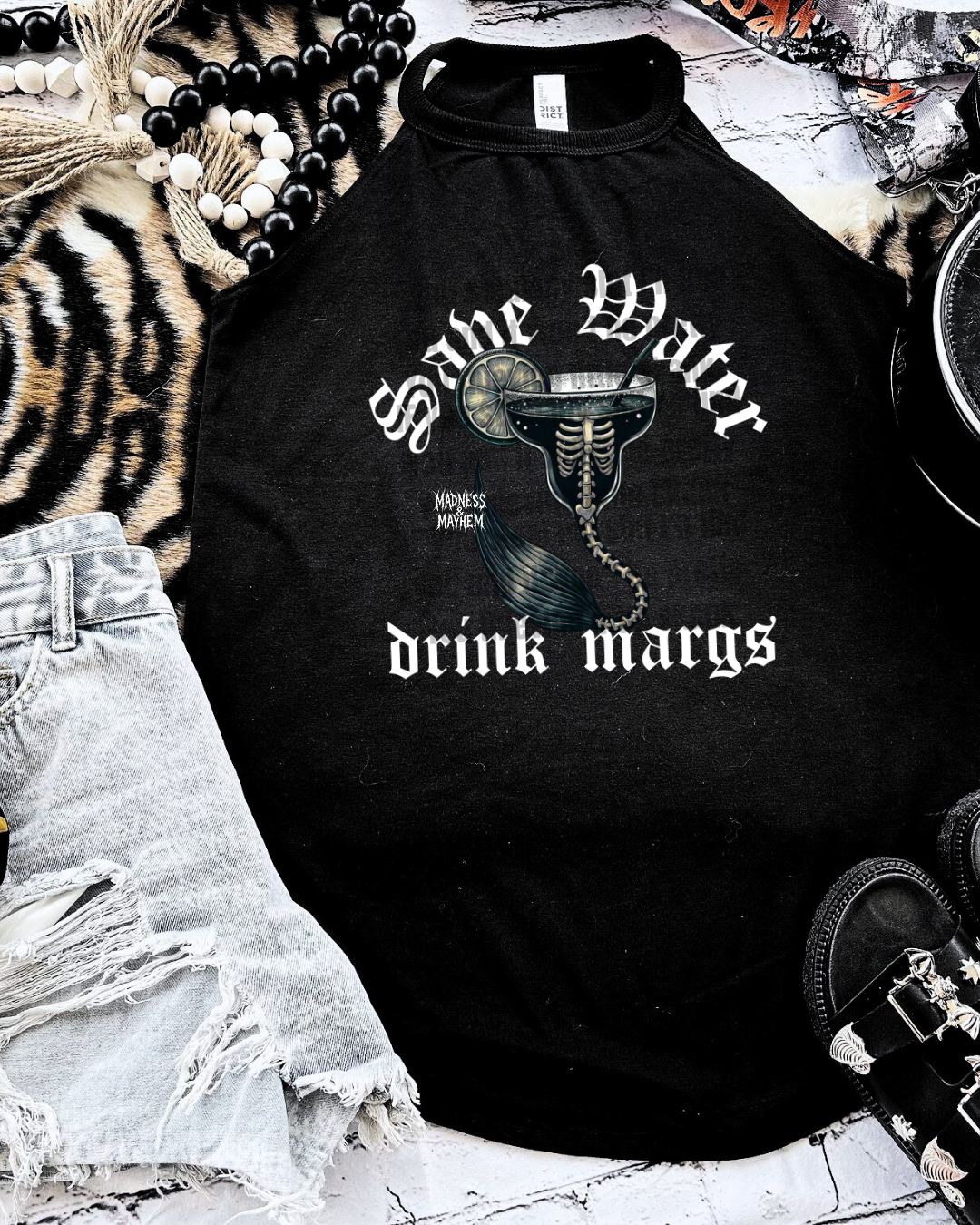 drink margs rockstar tank