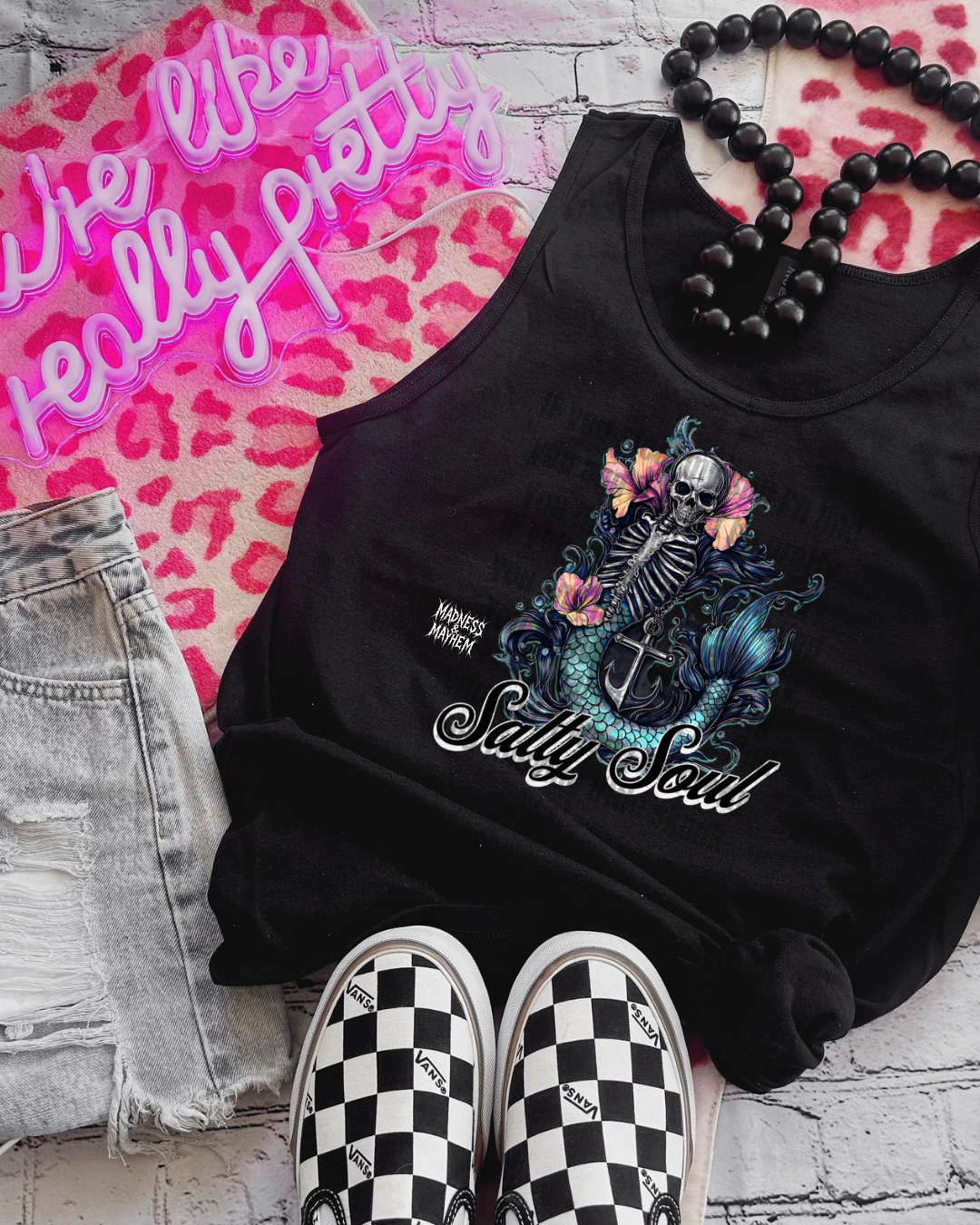 salty soul unisex tank