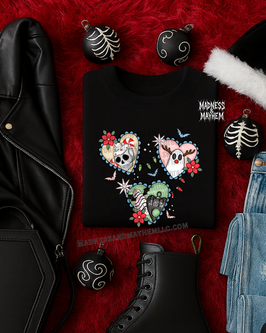 seasons creepings hearts tshirt