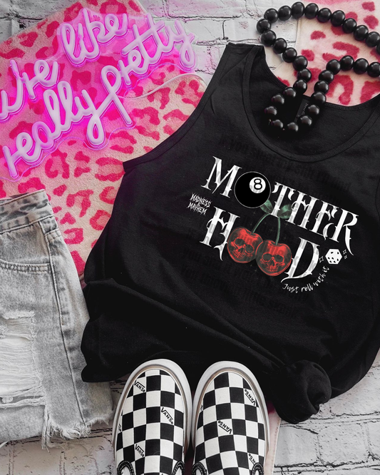 motherhood roll with it unisex tank