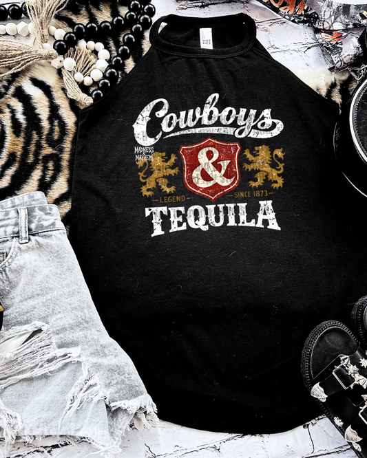 cowboys & tequlia rockstar tank