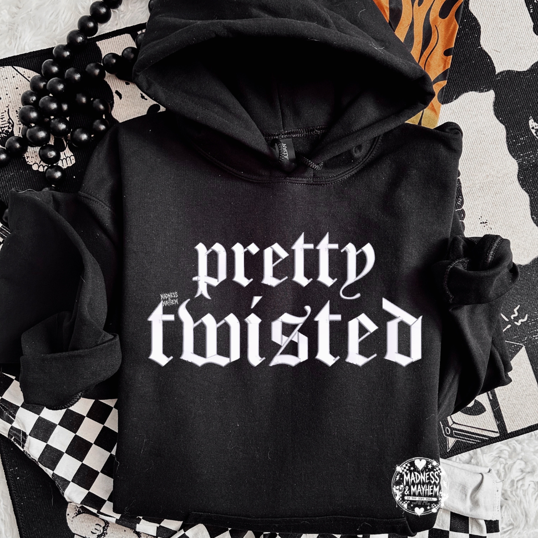 pretty twisted Embroidered Hoodie