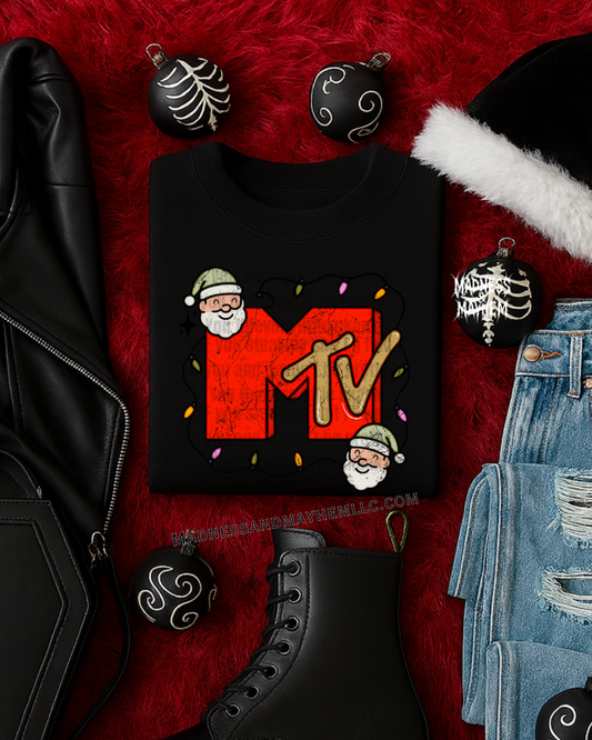 christmas tv tshirt