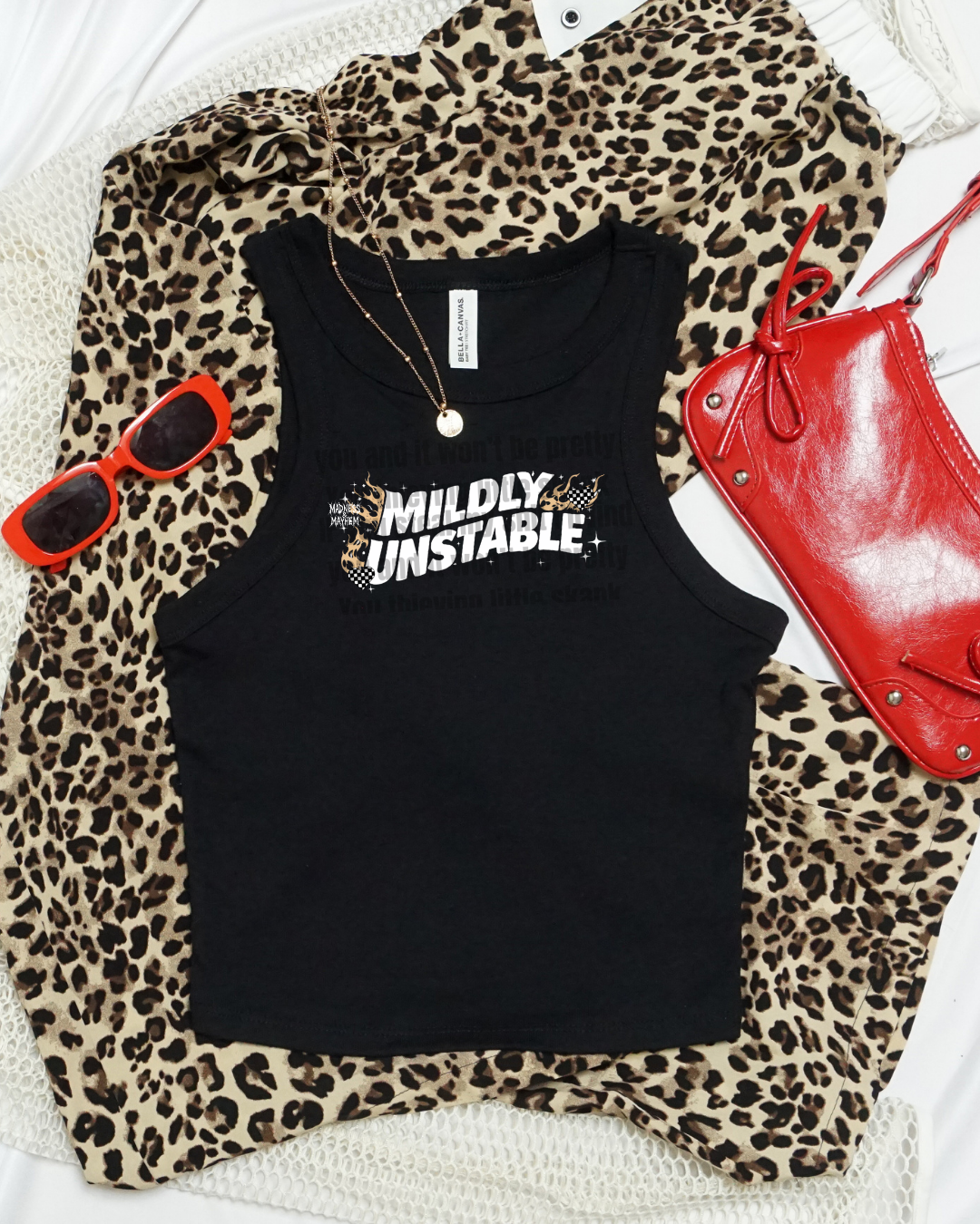mildly unstable cropped tank