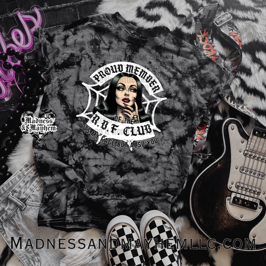RBF BLACK tie dye Shirt