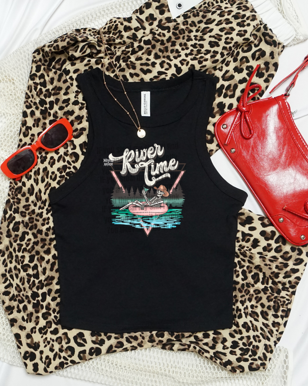 river time cropped tank