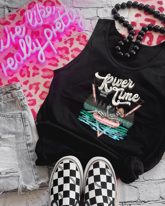 river time unisex tank